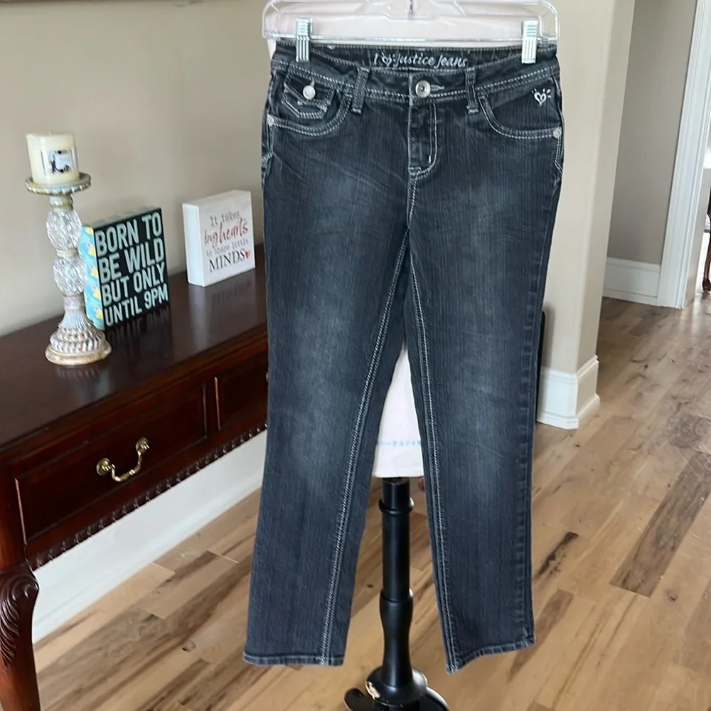 Jeans Justice Black Denim Simply Low